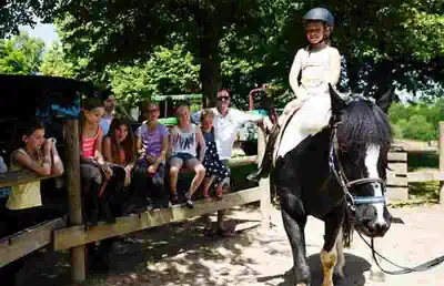 ein-maedchen-zeigt-auf-einem-pony-ihre-reitkuenste